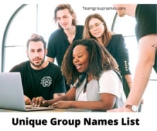 Unique Group Names List