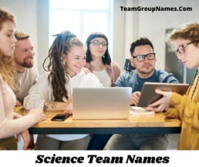 Science Club Team Names