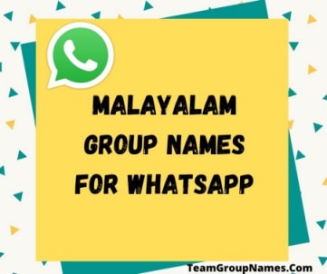 Malayalam Group Names For Whatsapp