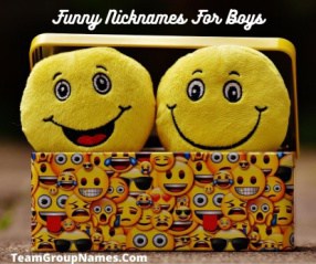Funny Nicknames For Boys