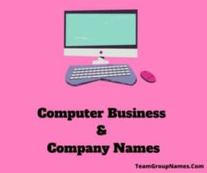 Computer Business & Company Names