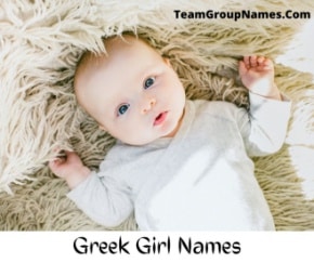 Greek Girl Names