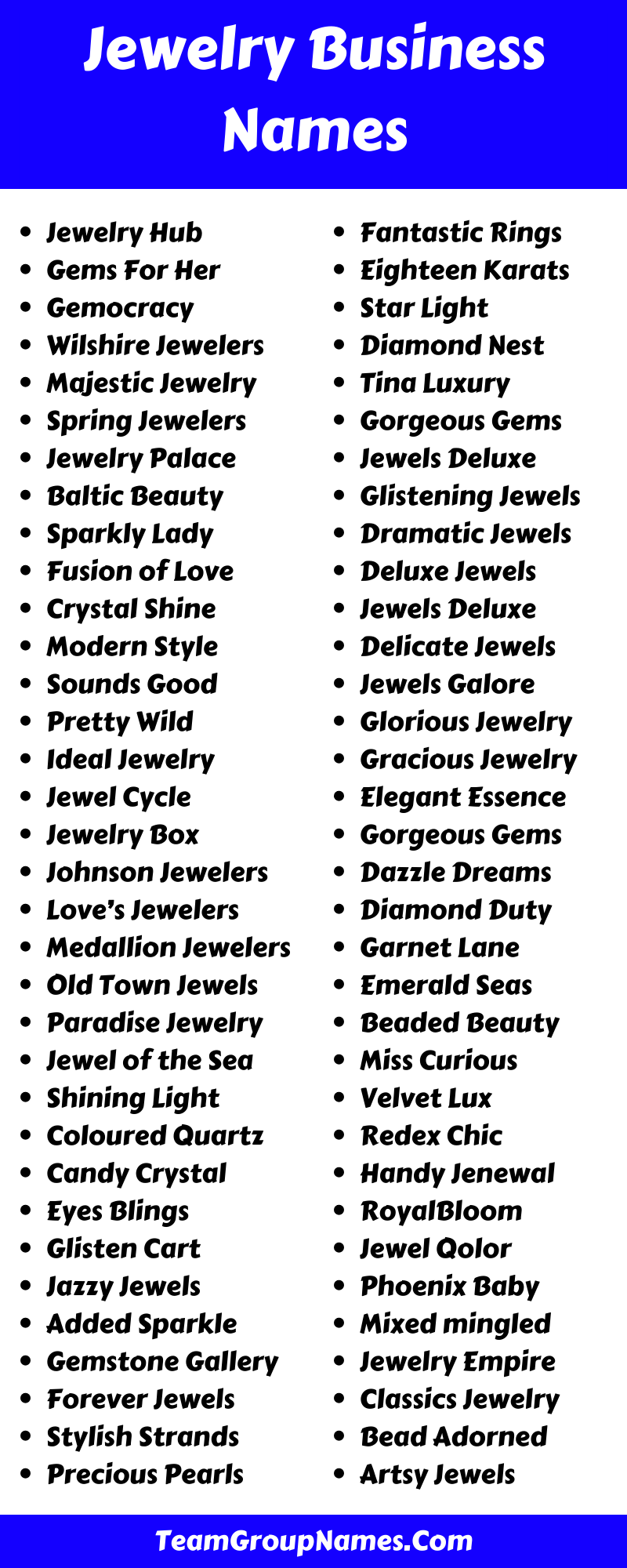 550+ Jewelry Business Names Ideas That Stands Out