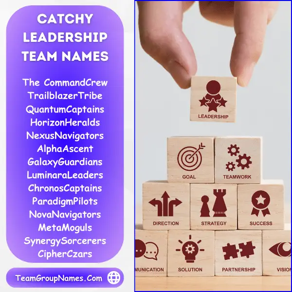 Catchy Leadership Team Names