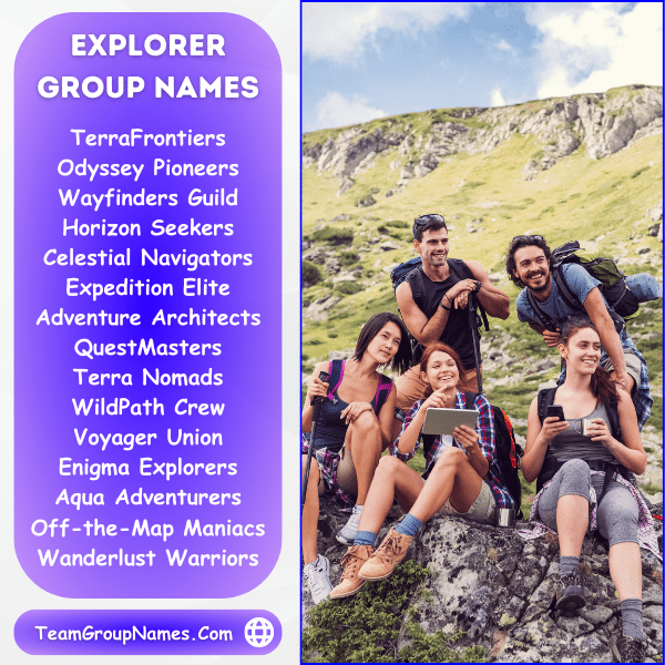 Explorer Group Names