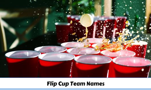 Flip Cup Team Names