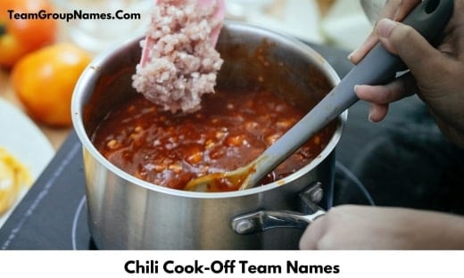 Chili Cook Off Team Names