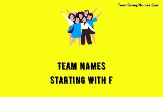 Team Names Starting With F