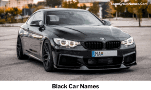 Black Car Names