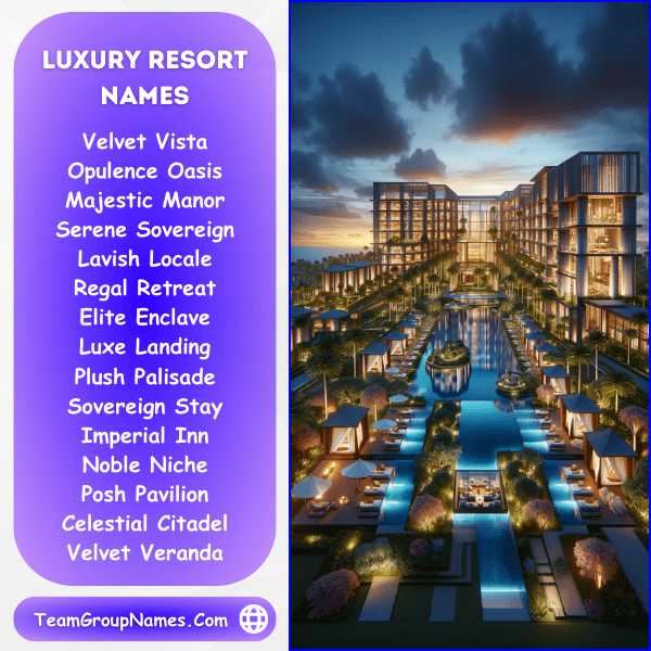 Luxury Resort Names