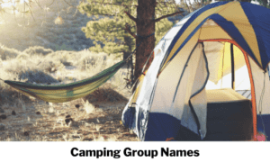 Camping Group Names