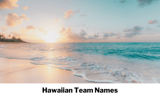 Hawaiian Team Names