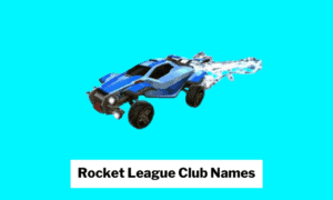 Rocket League Club Names