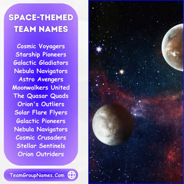 Space-Themed Team Names