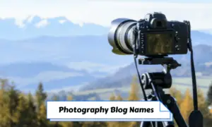 Photography Blog Names