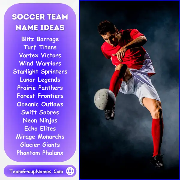 Soccer Team Name Ideas