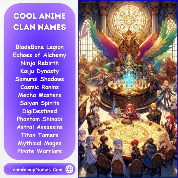 Cool Anime Clan Names