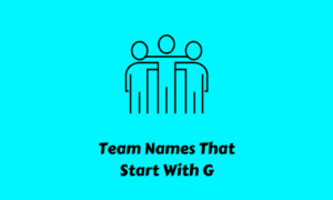 Team Names That Start With G