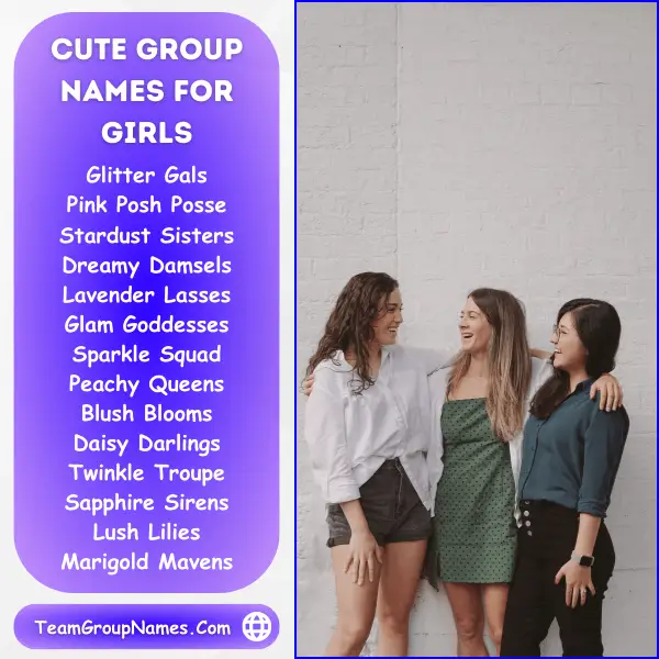 Cute Group Names For Girls