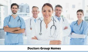 Doctors Group Names
