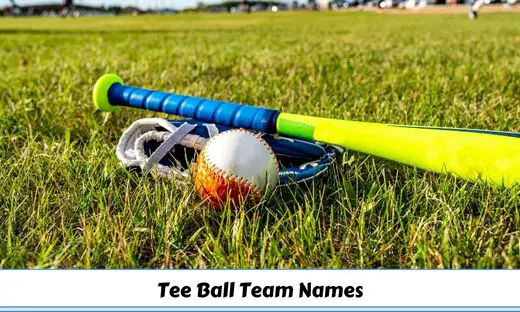 Tee Ball Team Names