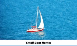 Small Boat Names