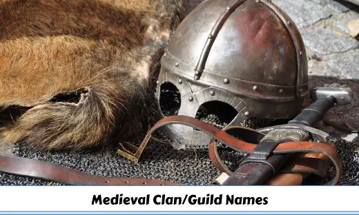 Medieval Clan Guild Names