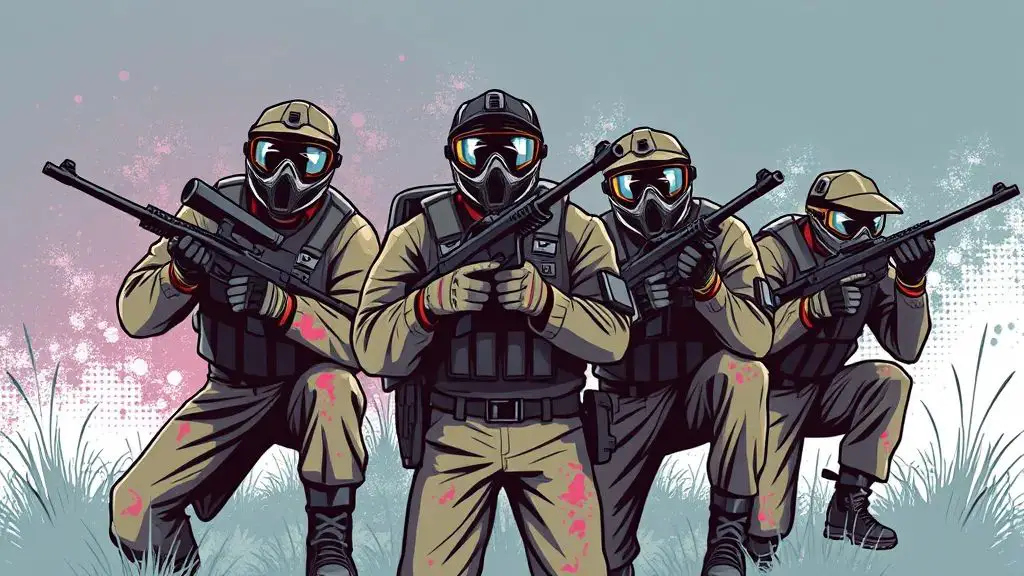 Top Paintball Team Names That Pack a Punch