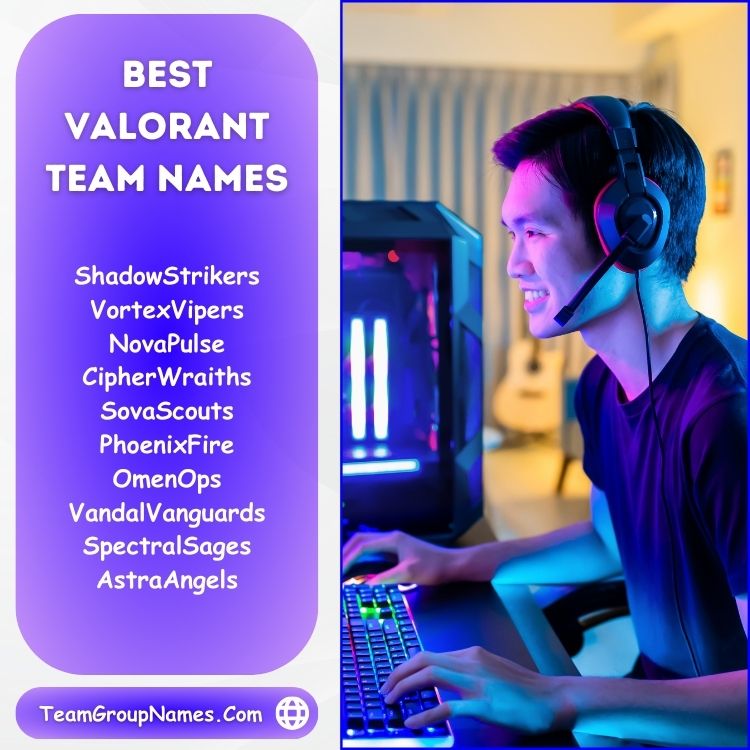 Best Valorant Team Names