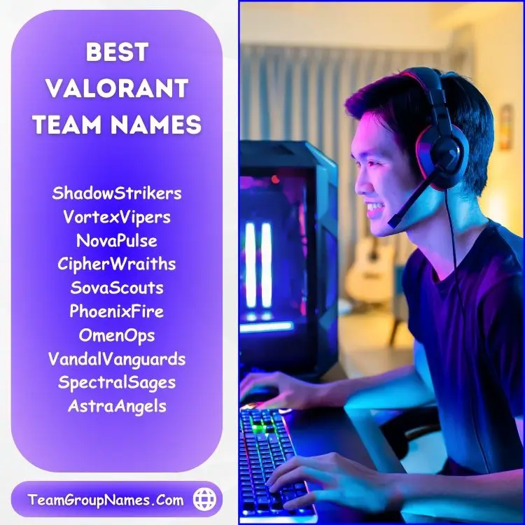 750+ Valorant Team Names (Cool & Best Ideas)