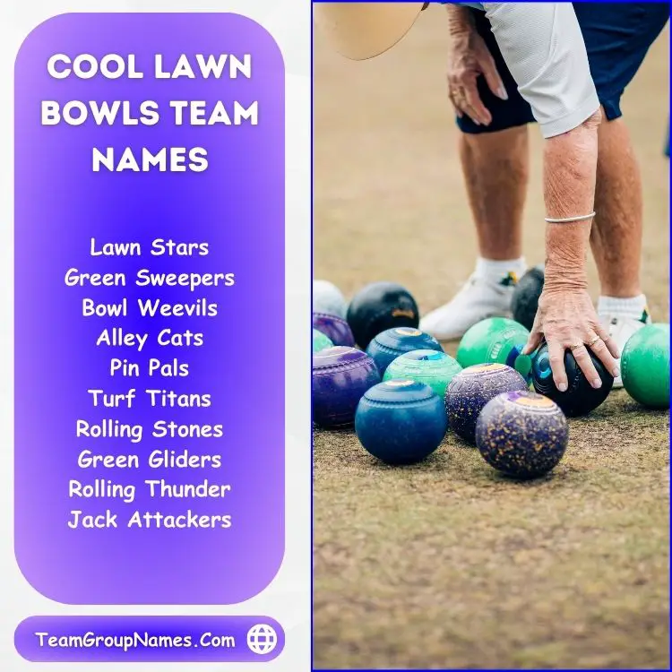 Cool Names For Lawn Bowls Team