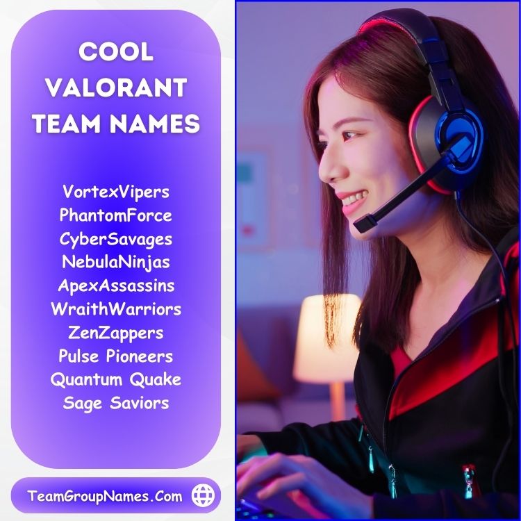 Cool Valorant Team Names