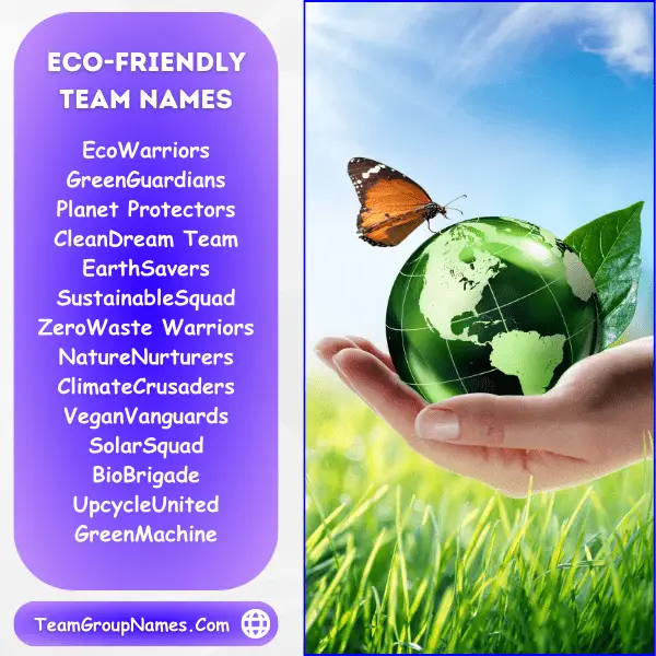 Eco-Friendly Team Names