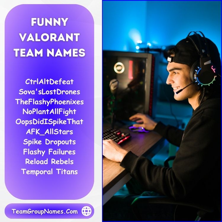 Funny Valorant Team Names