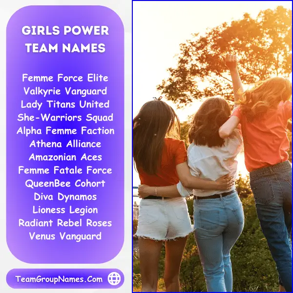Girls Power Team Names
