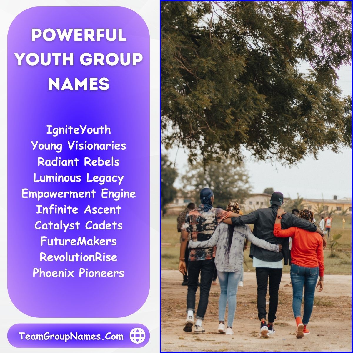 Powerful Youth Group Names
