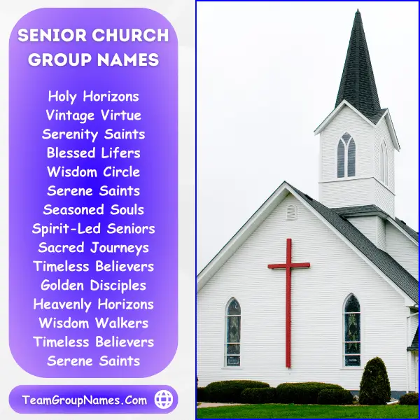 Senior Church Group Names