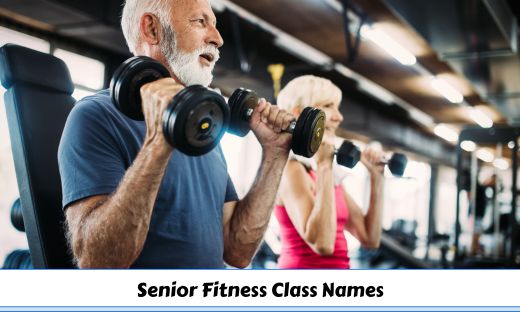 Senior Fitness Class Names