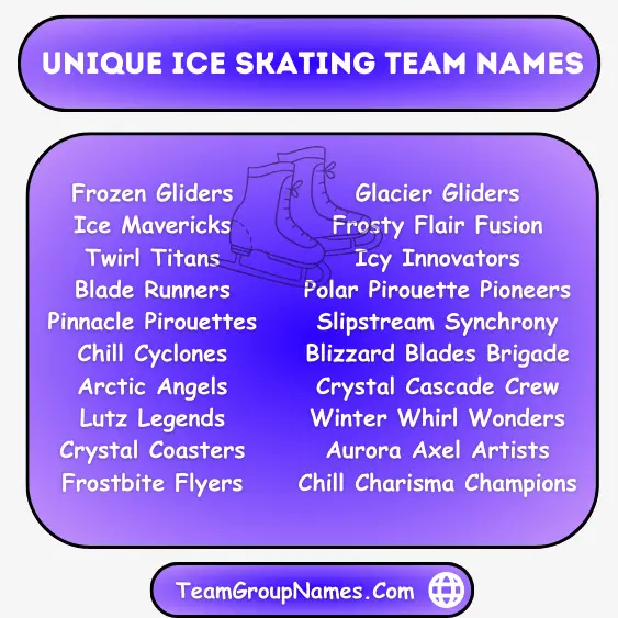 Unique Ice Skating Team Names