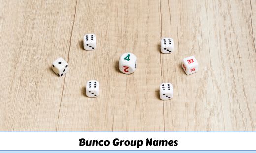 Bunco Group Names