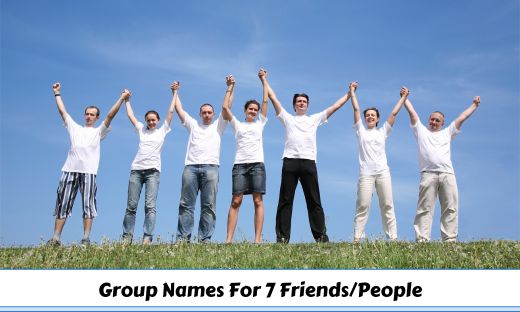 Group Names For 7 Friends and People