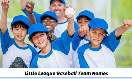 Little League Baseball Team Names