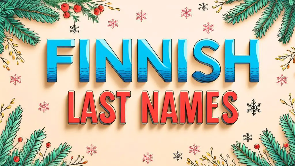 Finnish Last Names