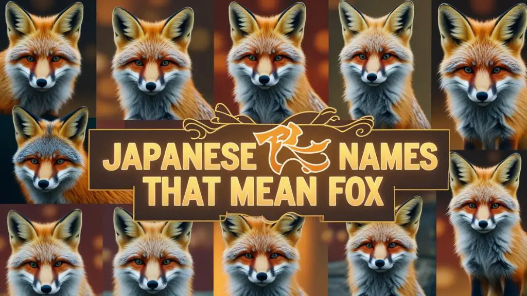 Japanese Names That Mean Fox