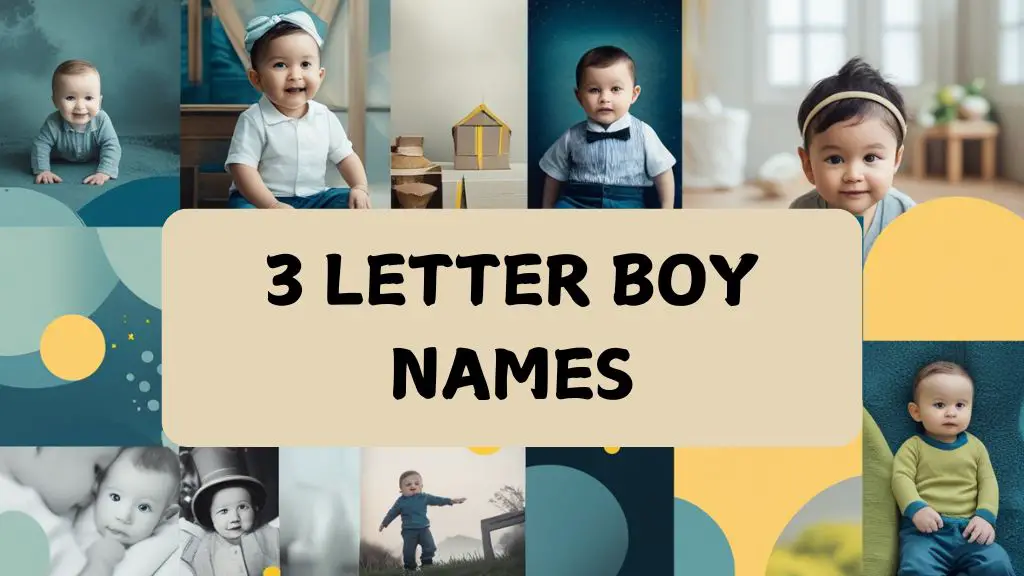 3 Letter Boy Names