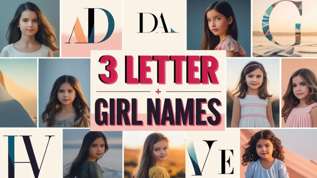 3 Letter Girl Names