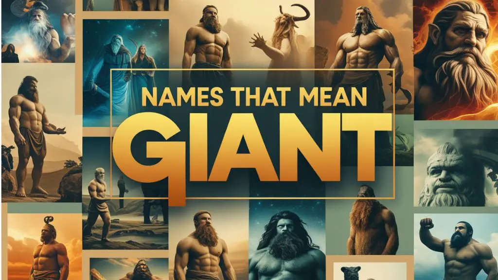 Names That Mean Giant