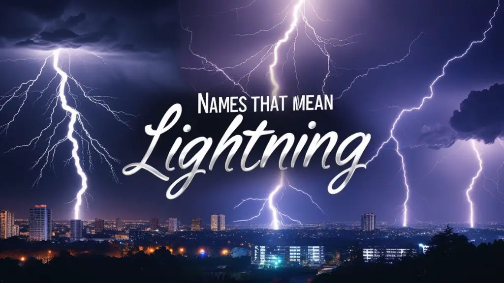 Names That Mean Lightning