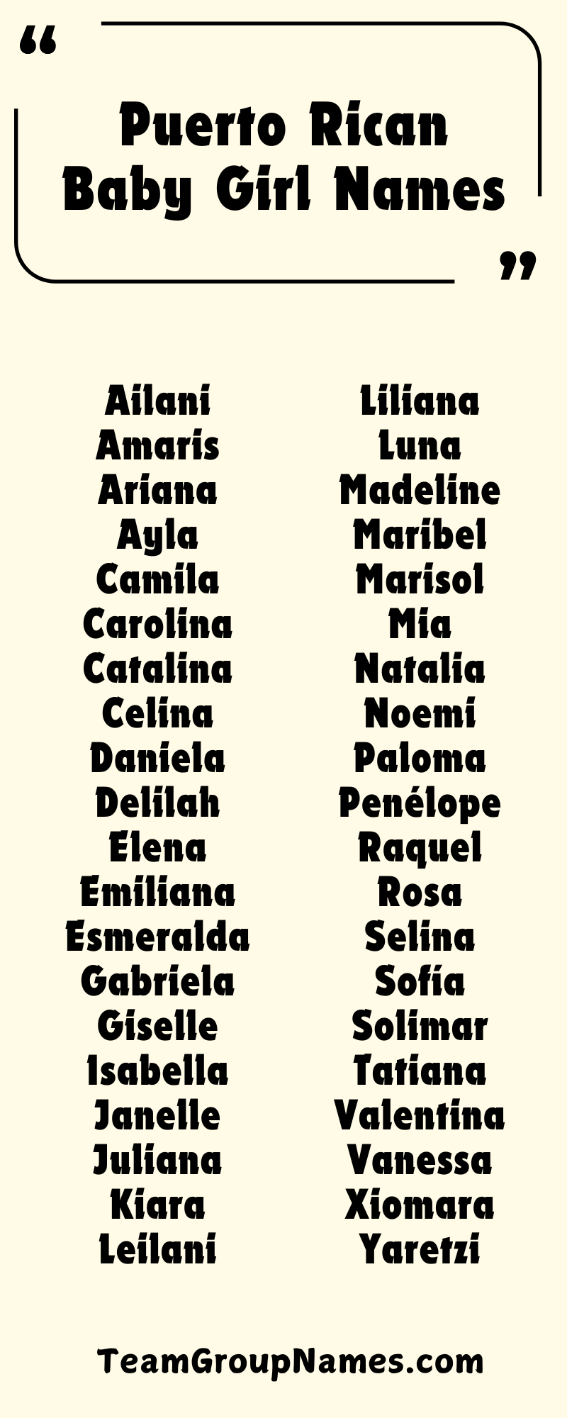 360+ Puerto Rican Girl Names With Meanings & Origins