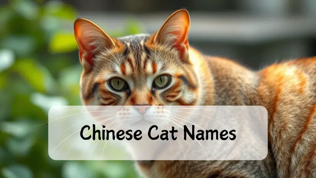 Chinese Cat Names